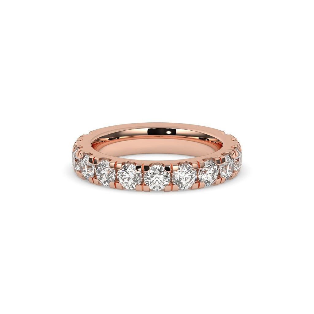 Round Cut Diamond Eternity Band
