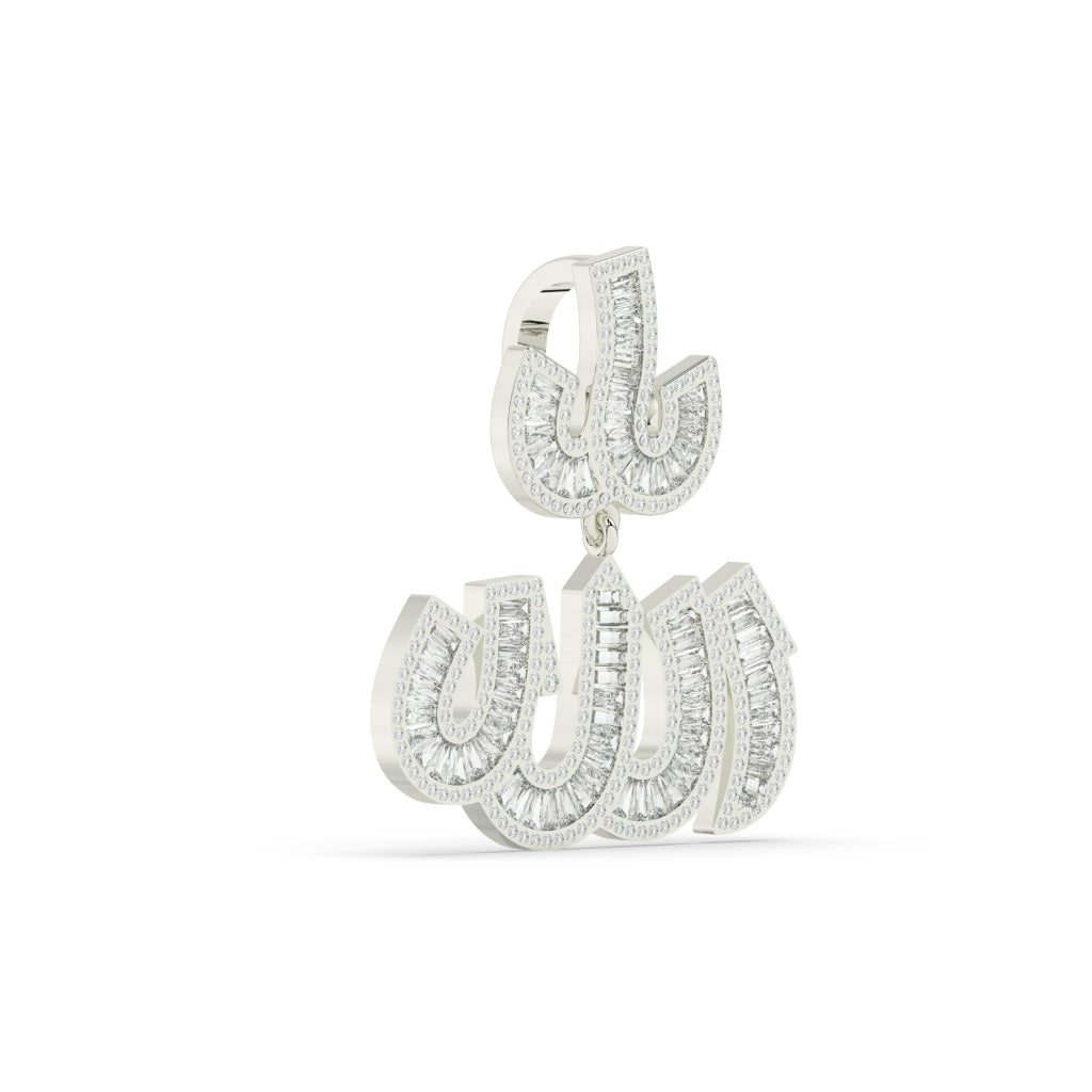 Islamic Gold Allah Name Pendant