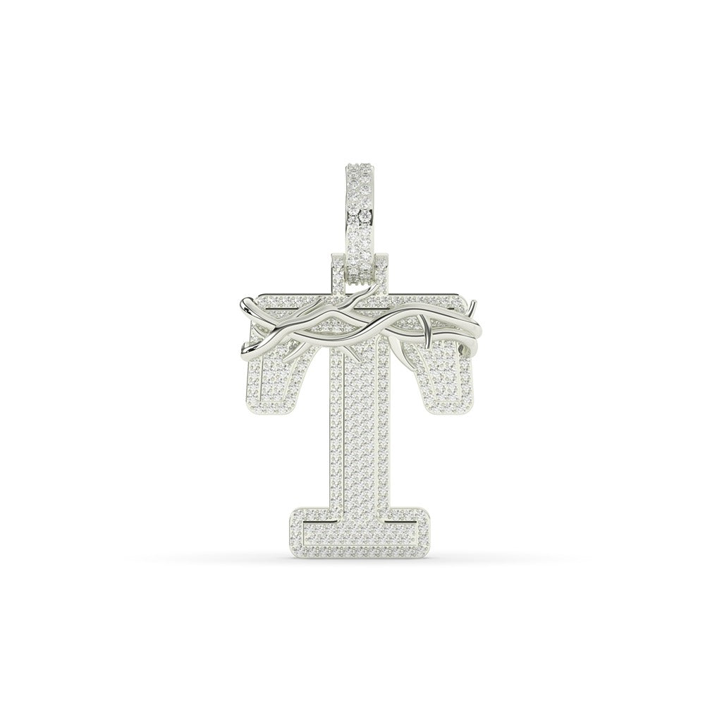 Crowned Glory T Iced Pendant