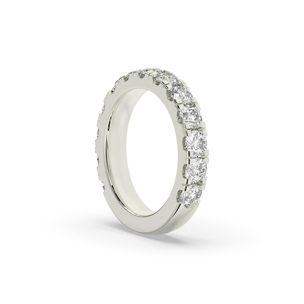 Classic Gold Round Diamond Band