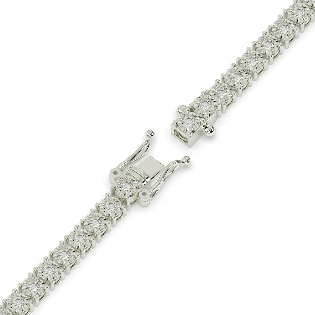 Dazzling Gold Tennis Sparkle Bracelet
