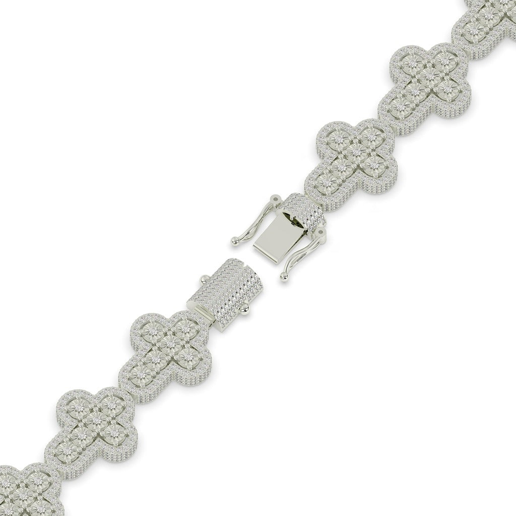 Royal Cross Shine Gold Bracelet