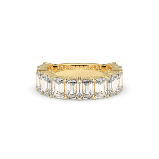 Emerald Cut Diamond Eternity Band
