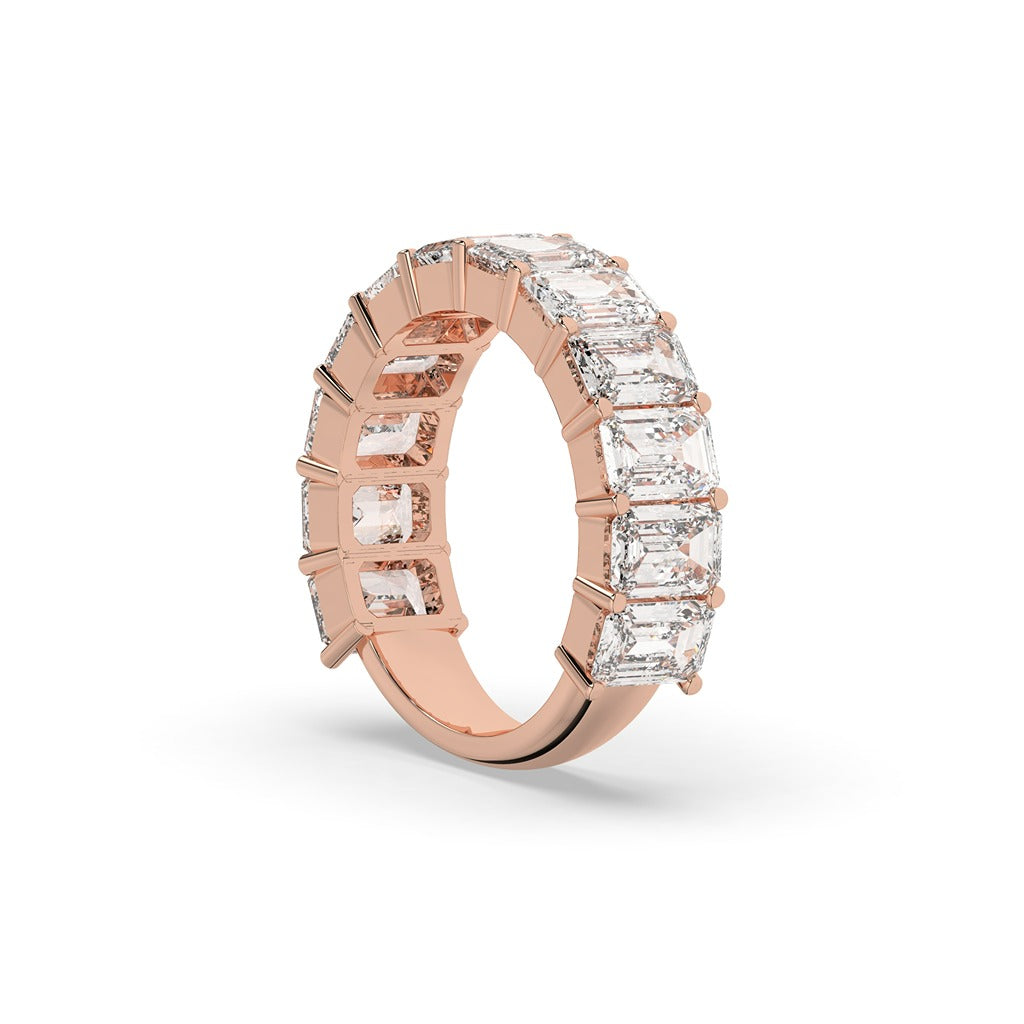 Round Cut Bezel-Set Diamond Eternity Band