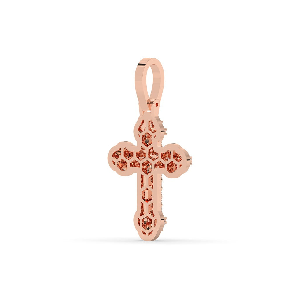 Classic Pave Diamond Cross Pendant