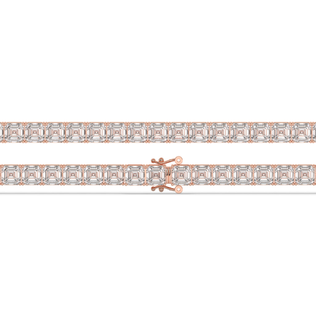Iced Out Baguette Diamond Cuban Link Bracelet