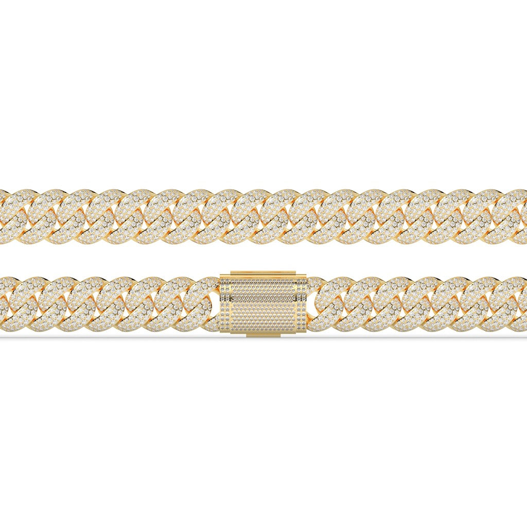 Diamond Drenched Cuban Link Bracelet