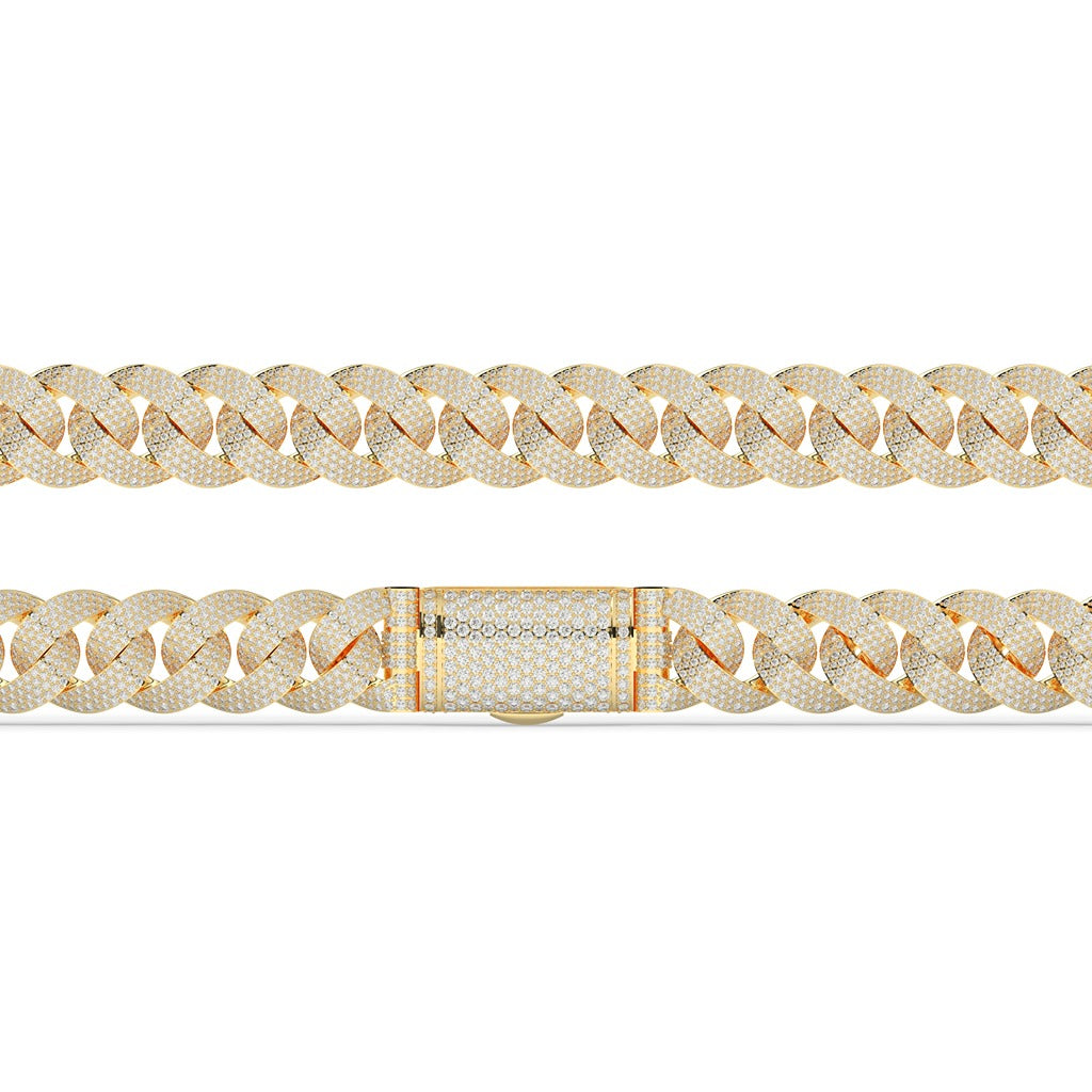 Thick Shine Gold Chain Bracelet