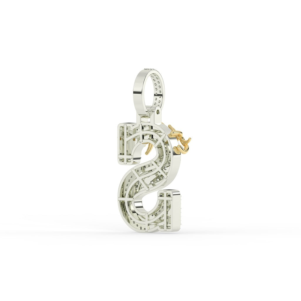 Thorn Crown S Iced Pendant
