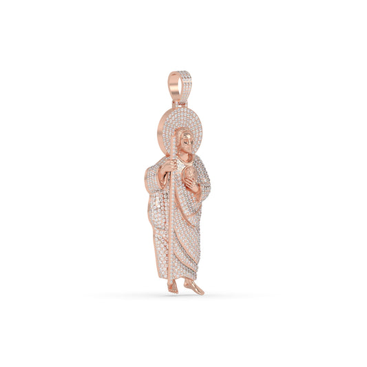 Saint Jude Diamond Gold Pendant