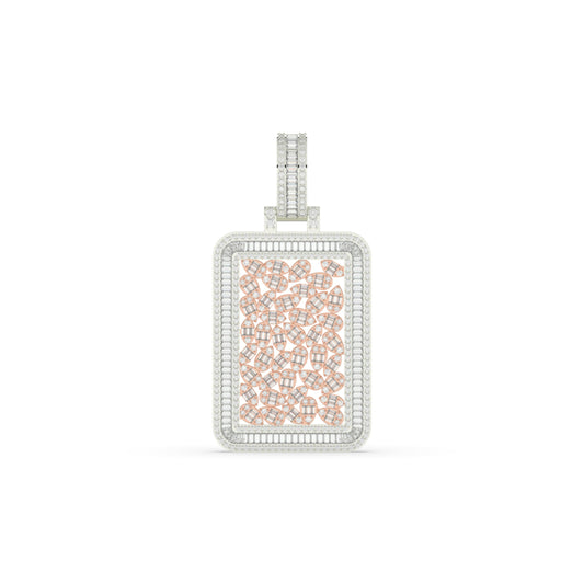 Diamond Skull Cage Frame Pendant