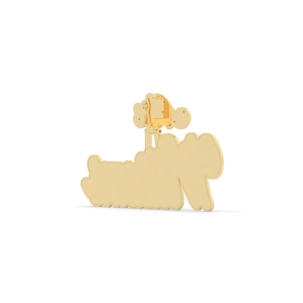 Bold Baguette Custom Name Charm