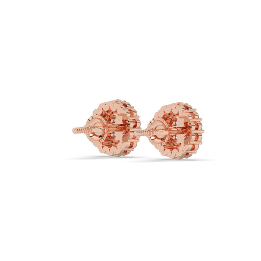 Bold Cluster Round Diamond Studs