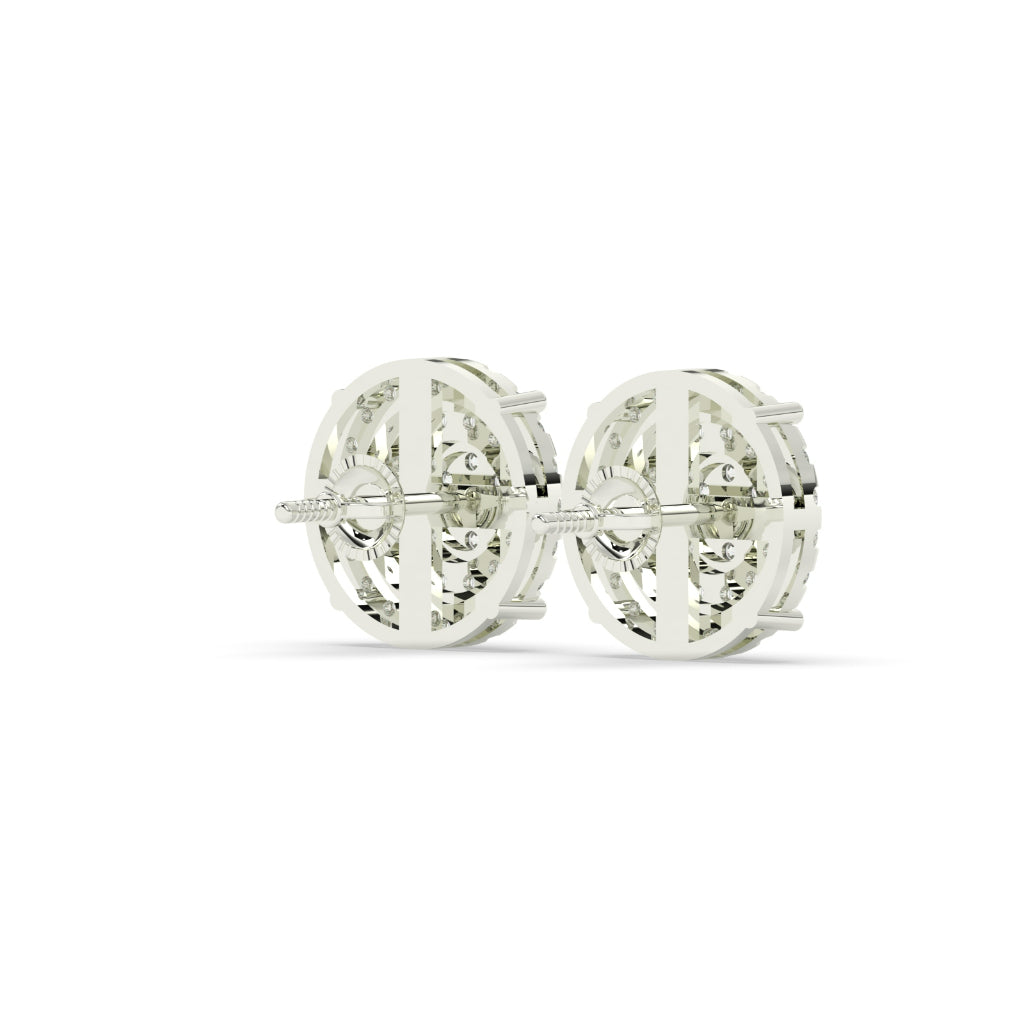 Multi-Tier Rose Gold Studs