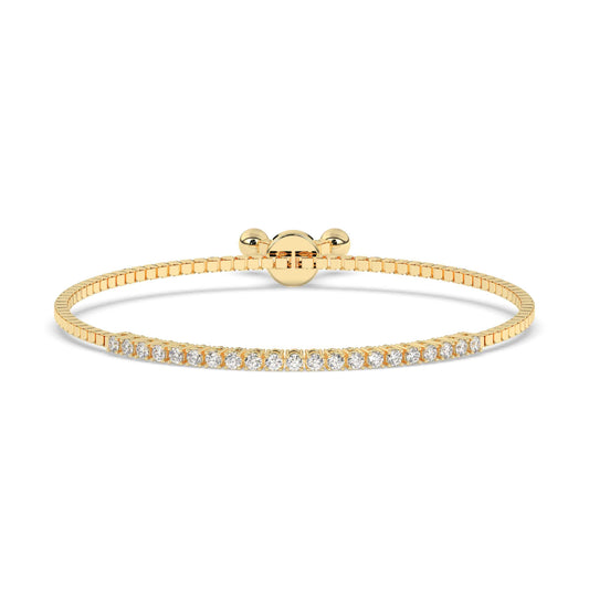 Double Layer Gold Tennis Bracelet