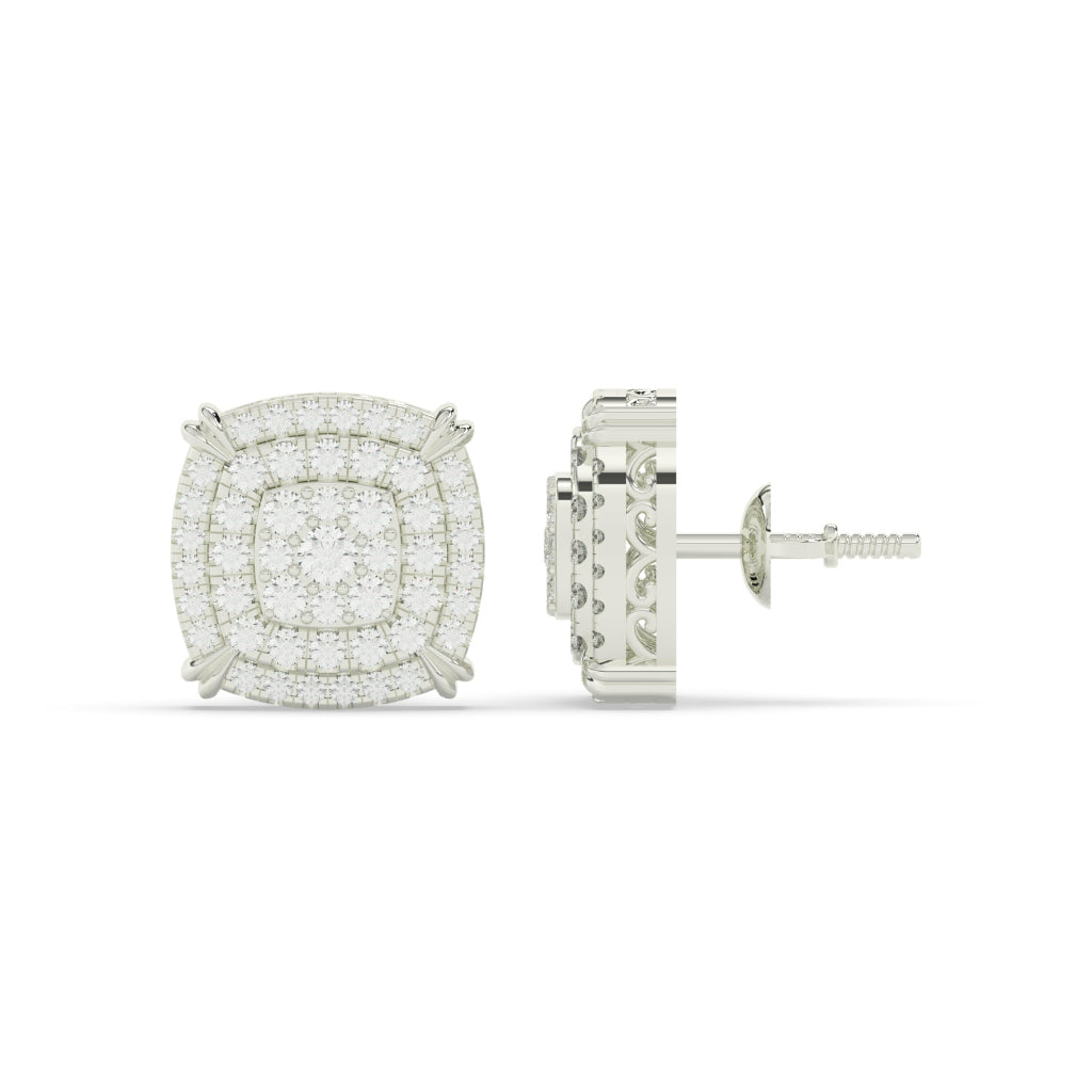 Layered Radiance Cushion Studs