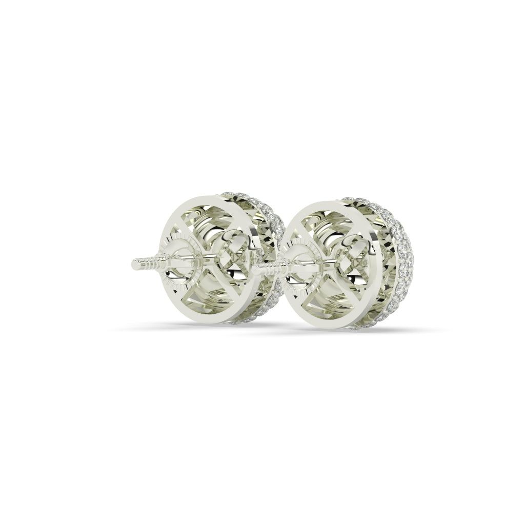 Twilight Glow Dome Stud Earrings
