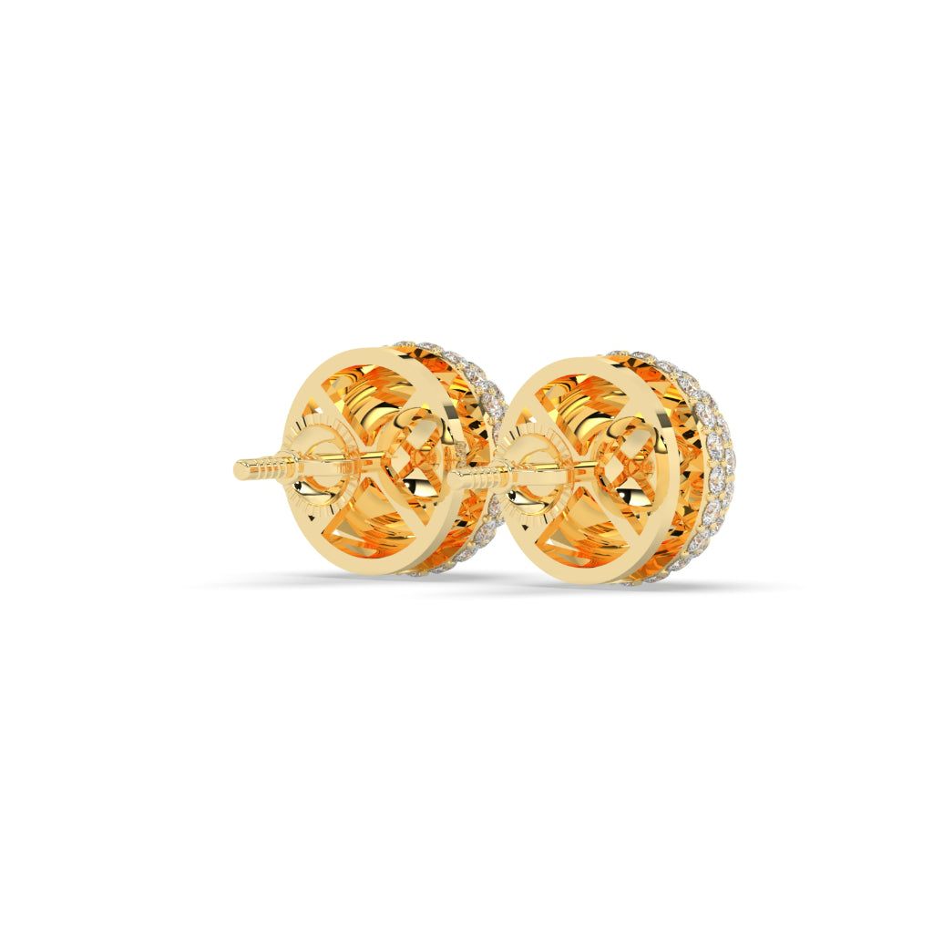 Twilight Glow Dome Stud Earrings