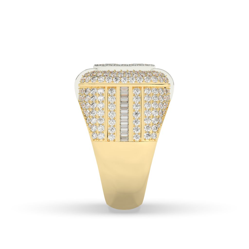 Royal Radiance Diamond Cluster Ring
