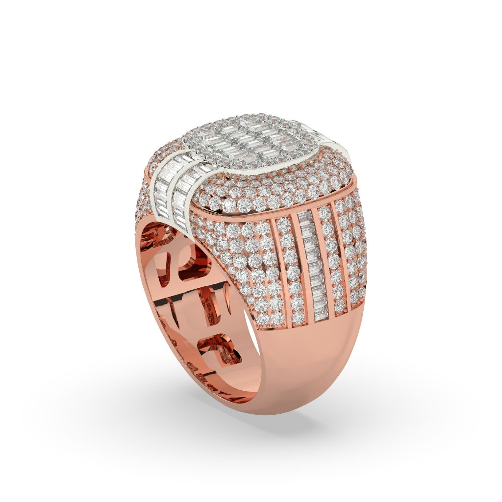 Royal Radiance Diamond Cluster Ring