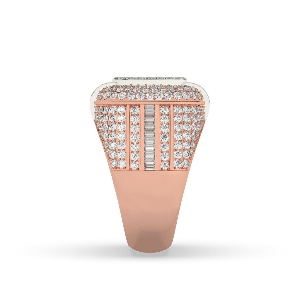 Royal Radiance Diamond Cluster Ring
