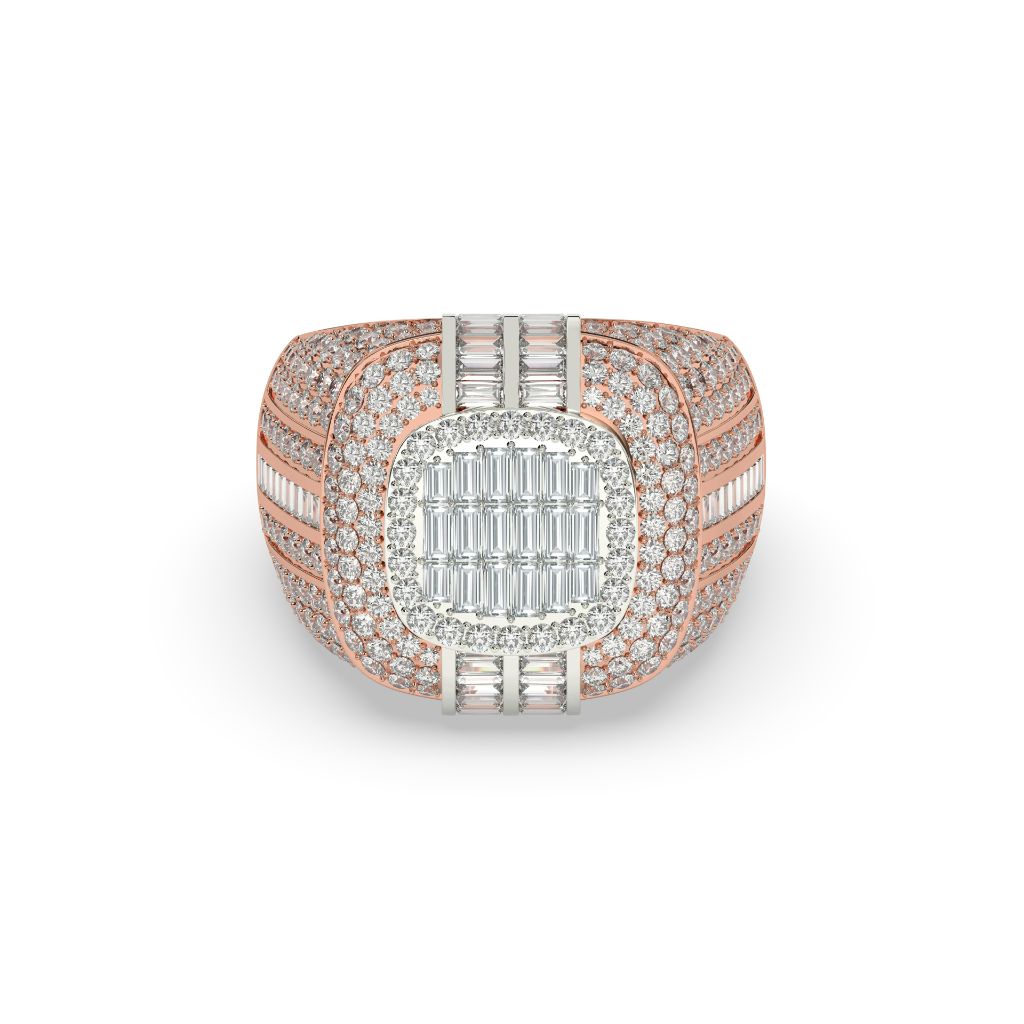 Royal Radiance Diamond Cluster Ring