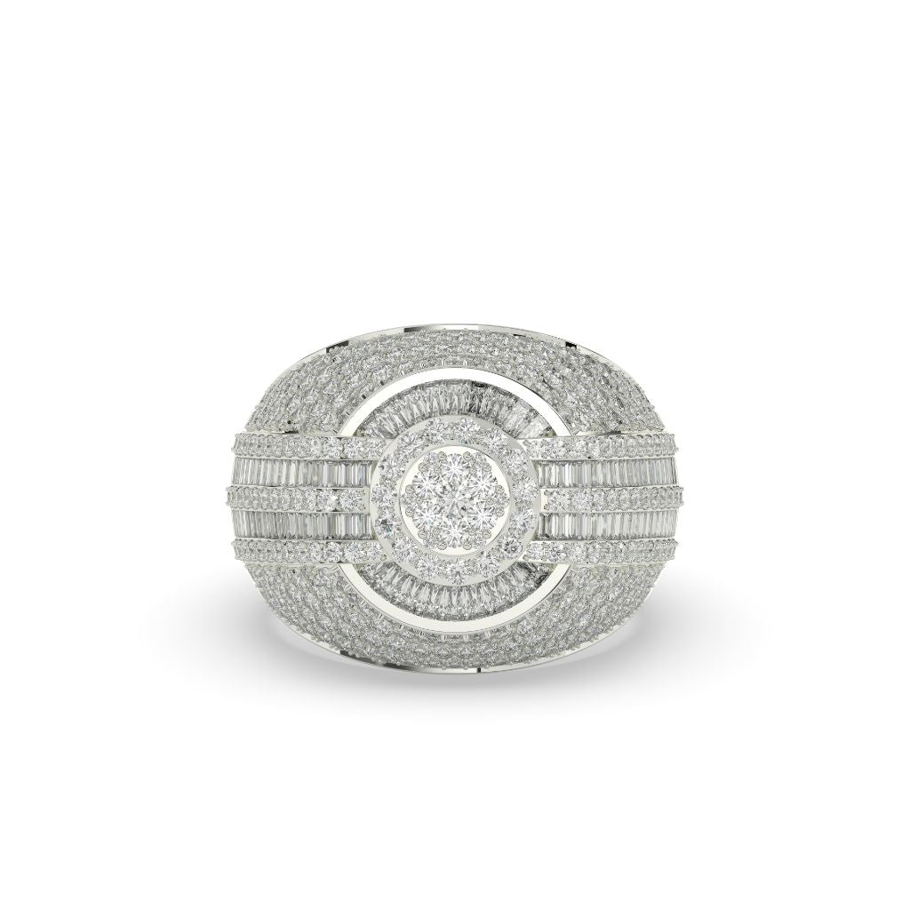 Radiant Glory Baguette Cluster Ring
