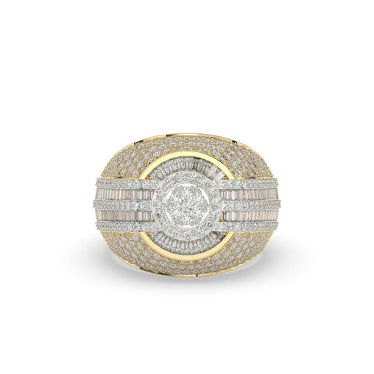 Radiant Glory Baguette Cluster Ring
