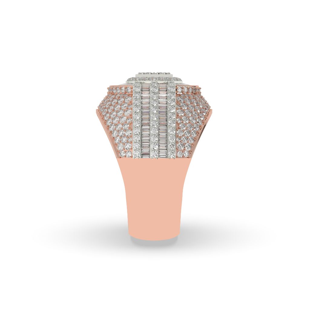 Radiant Glory Baguette Cluster Ring