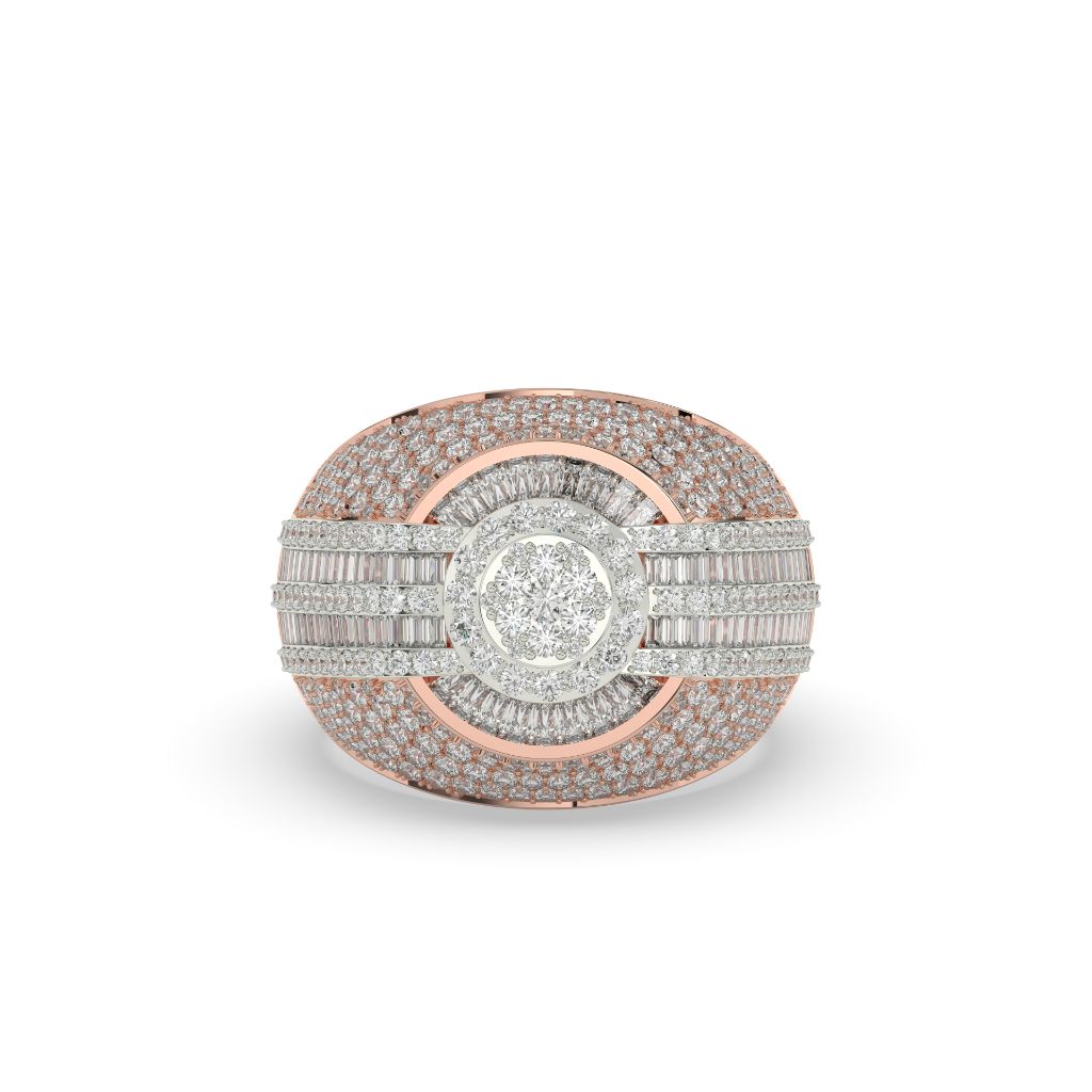 Radiant Glory Baguette Cluster Ring