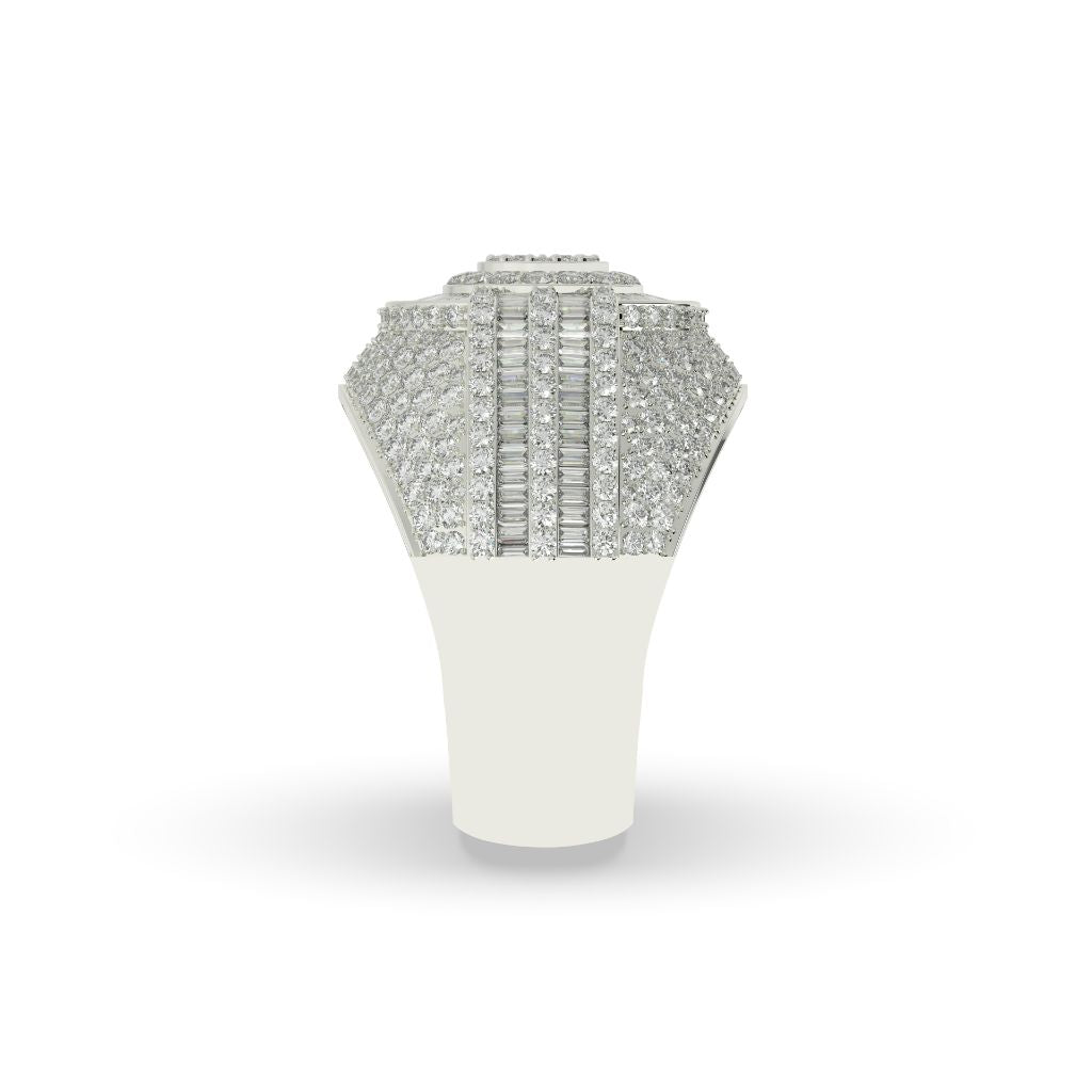 Radiant Glory Baguette Cluster Ring