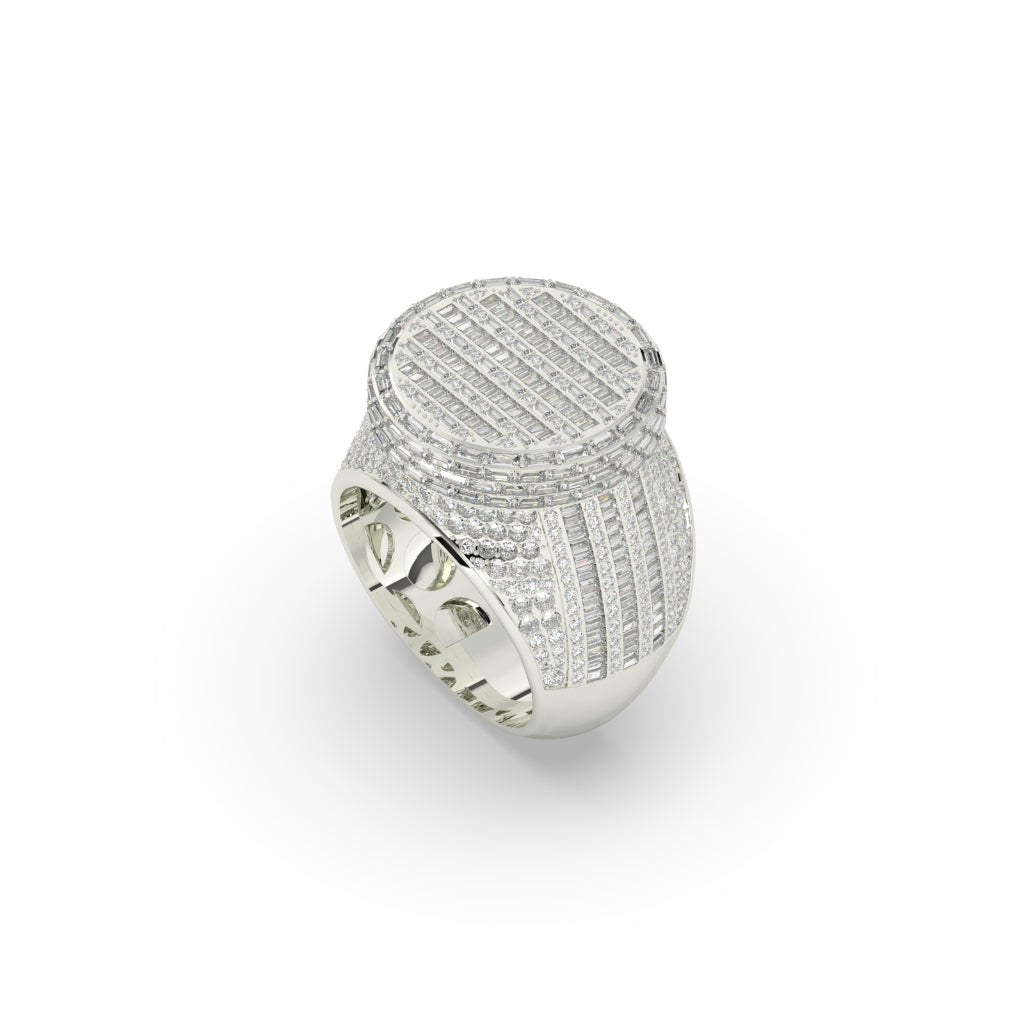 Luxury Round Cut Bling Ring
