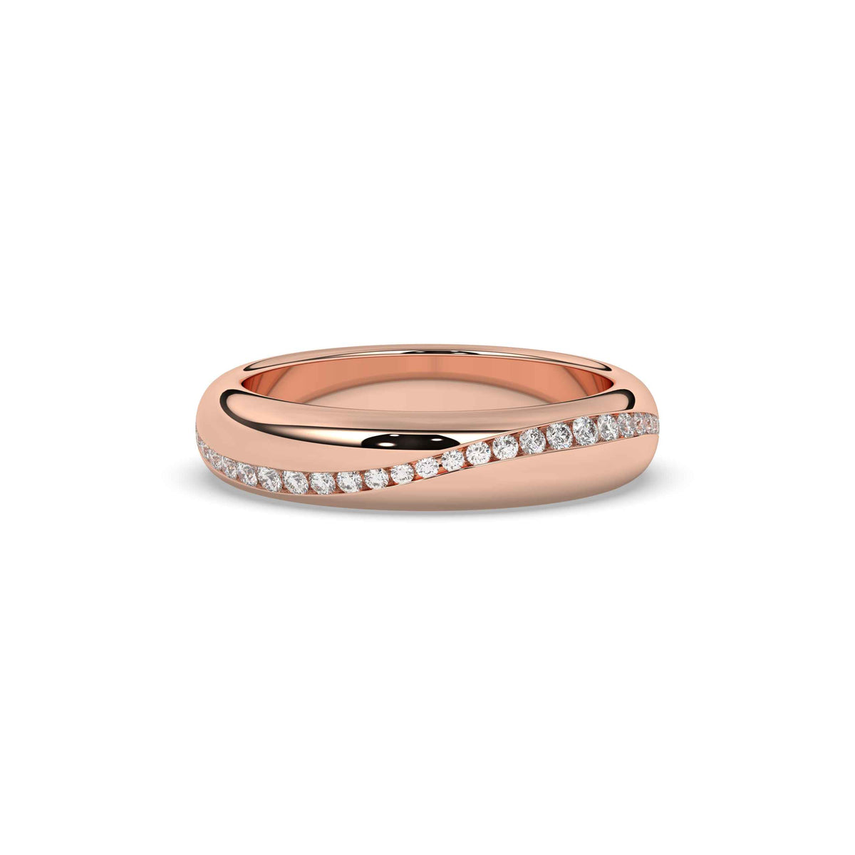 Classic Gold Diamond Eternity Band