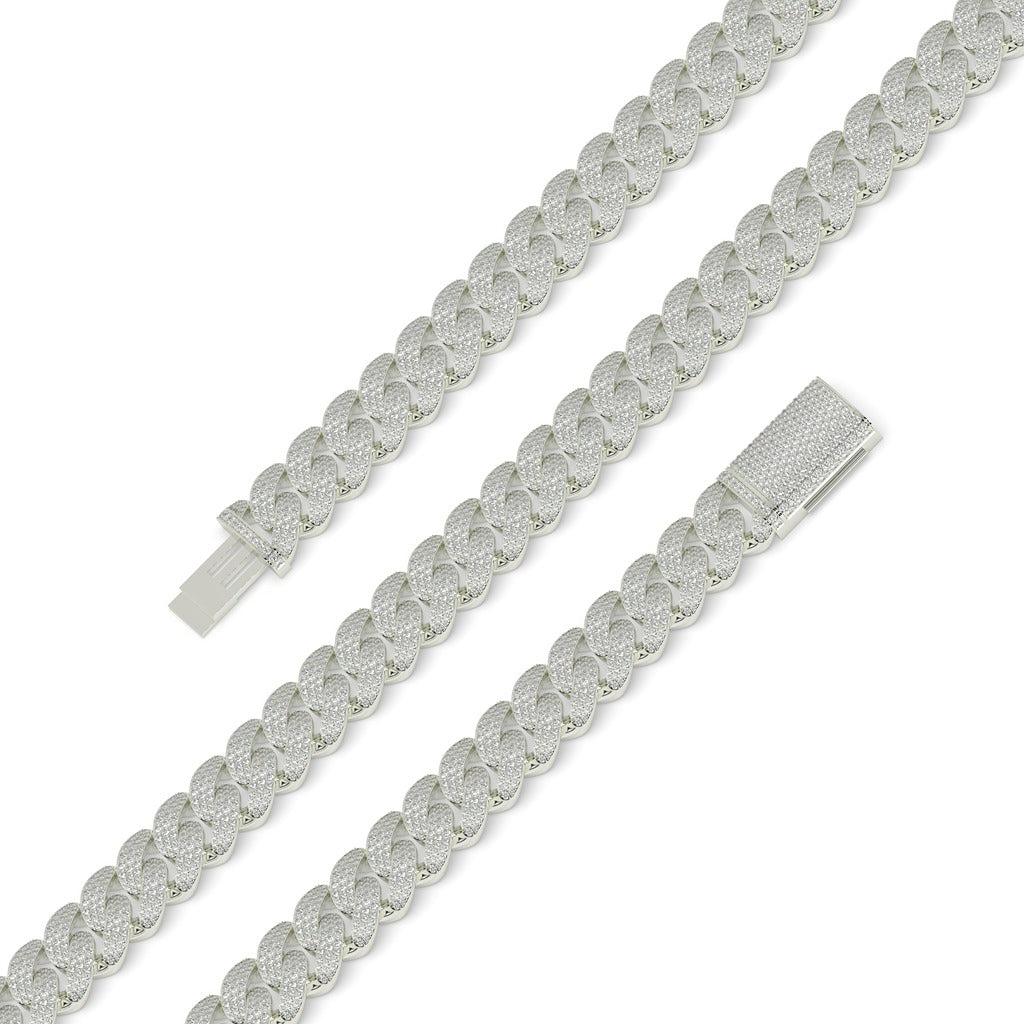 Solid Shine Iced Cuban Chain