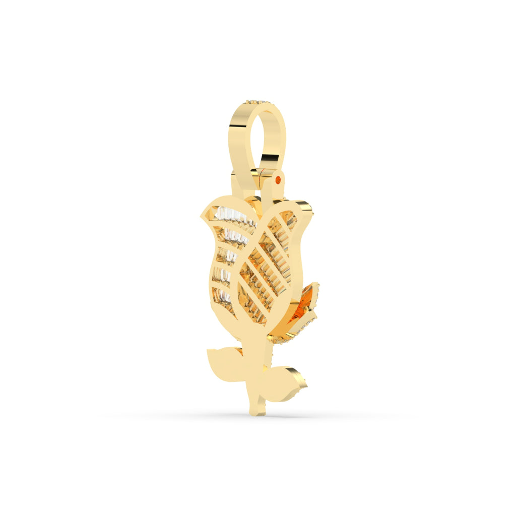 Diamond Rose Gold Pendant Charm