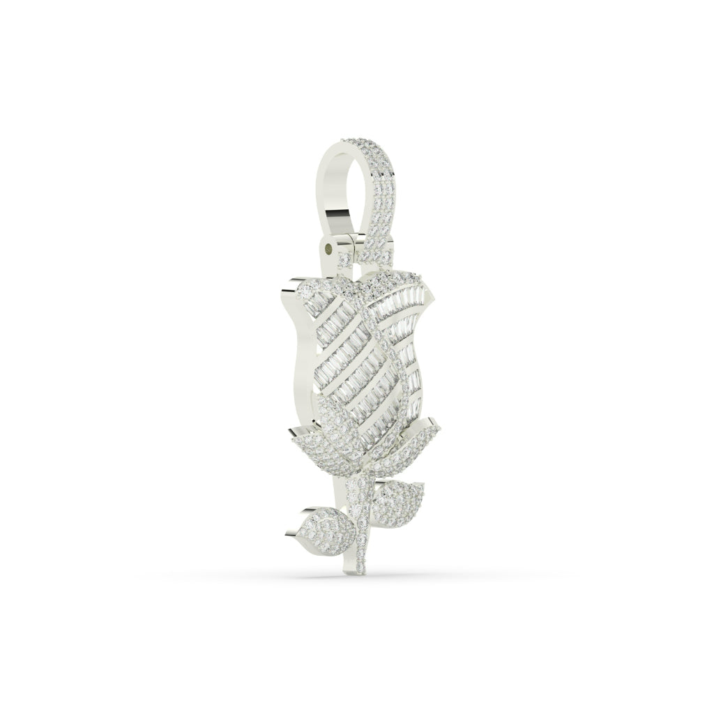 Diamond Rose Gold Pendant Charm