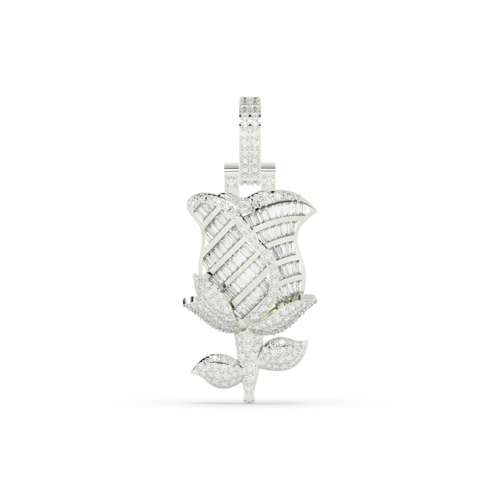 Diamond Rose Gold Pendant Charm