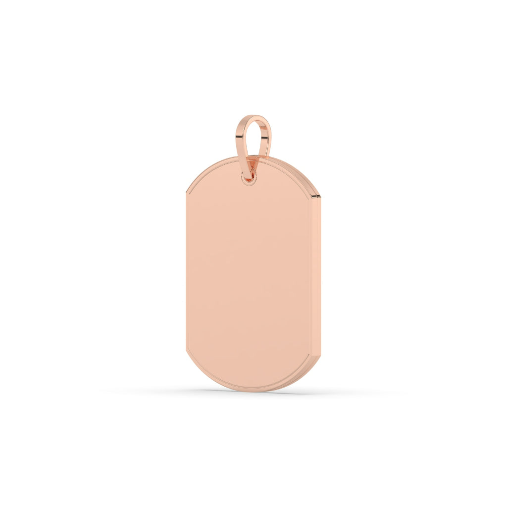 Full Iced Diamond Dog Tag