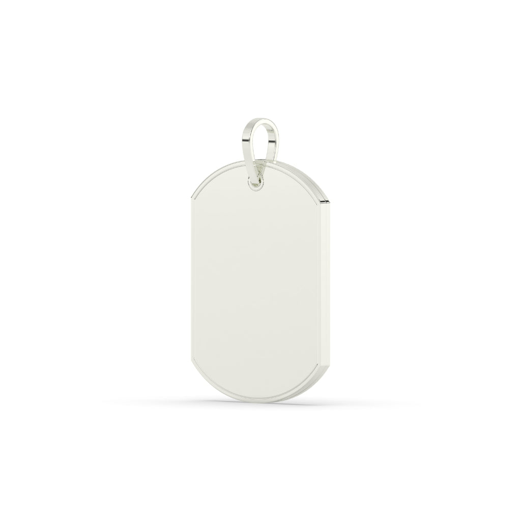 Full Iced Diamond Dog Tag