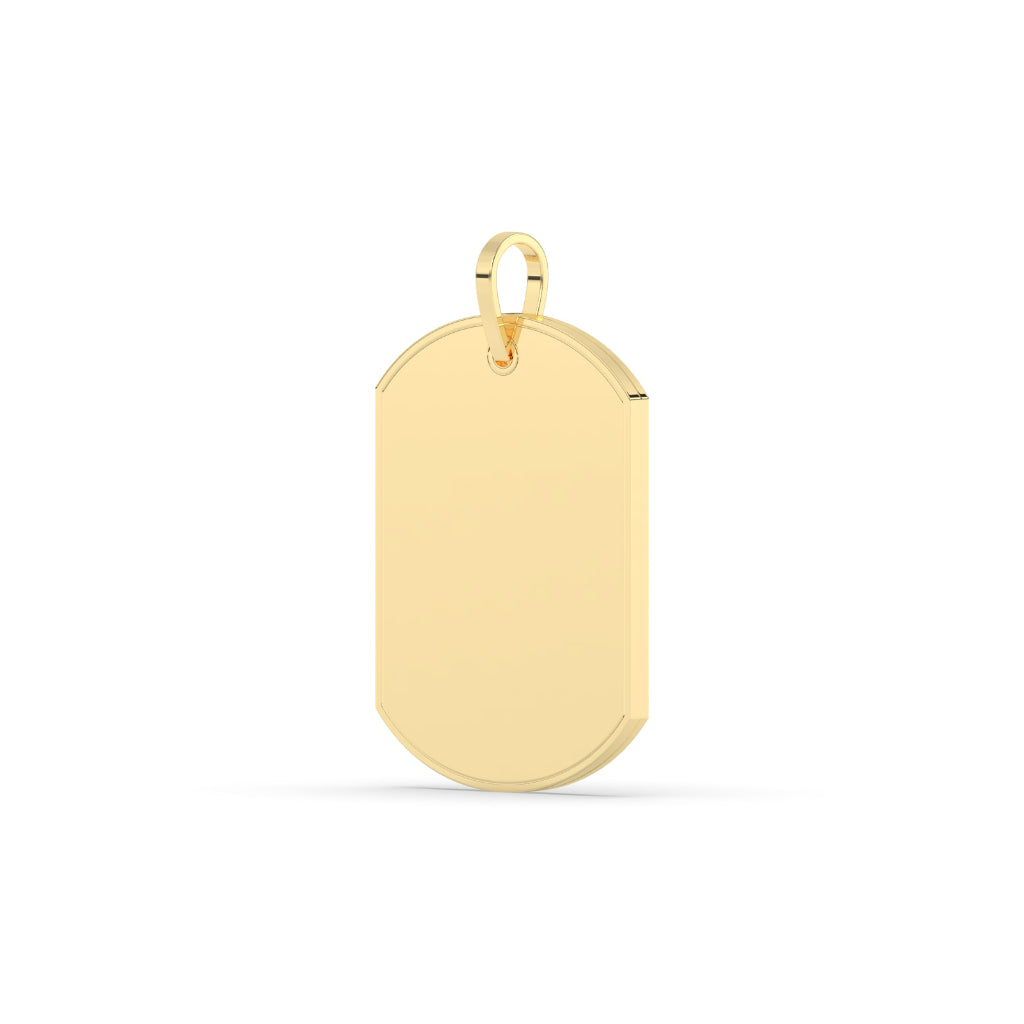 Full Iced Diamond Dog Tag