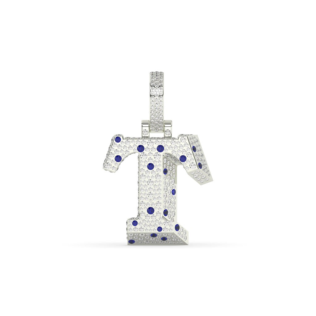 Timeless T Blue Diamond Pendant
