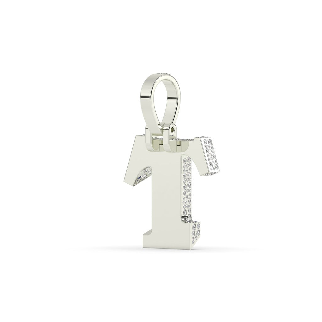 Timeless T Blue Diamond Pendant