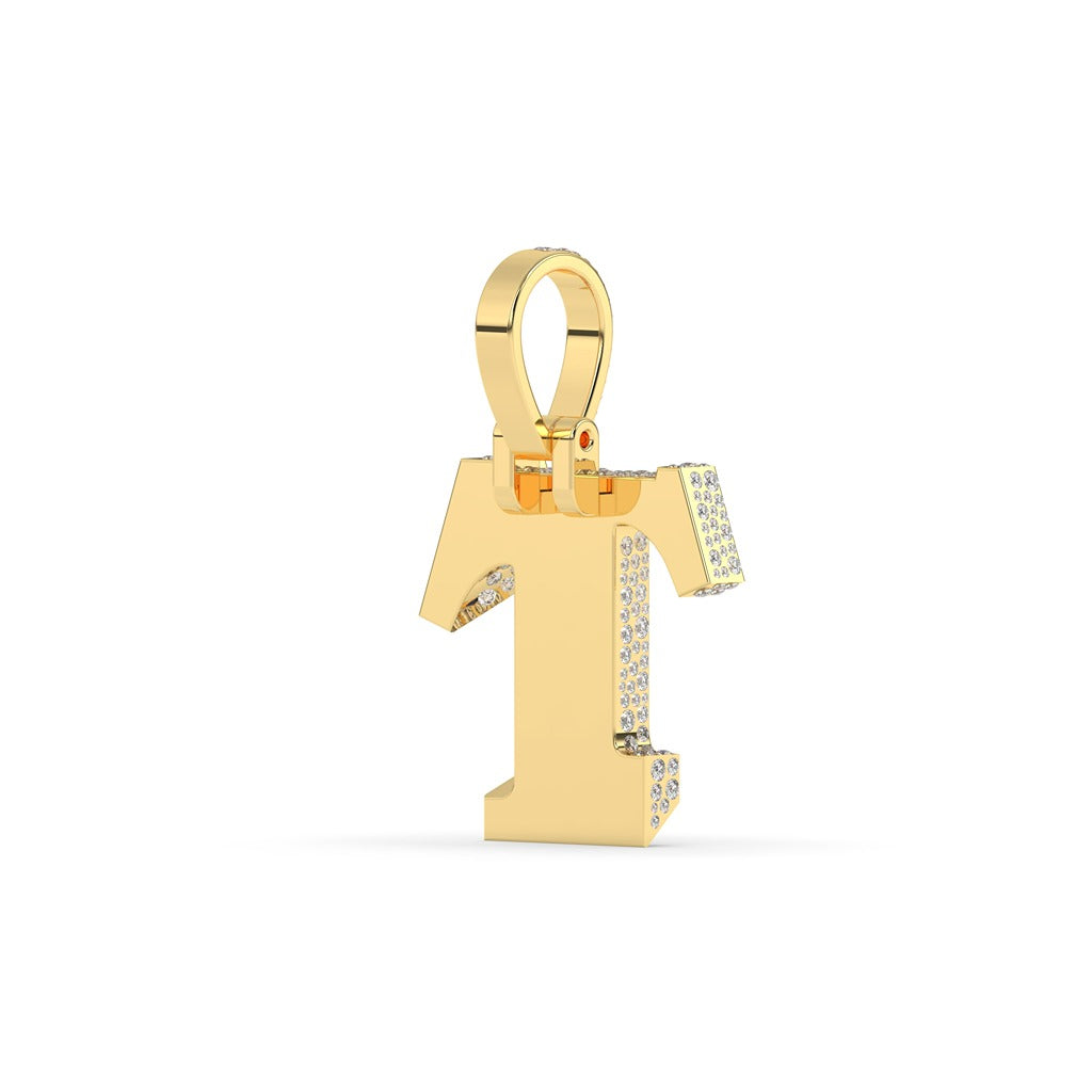 Timeless T Blue Diamond Pendant