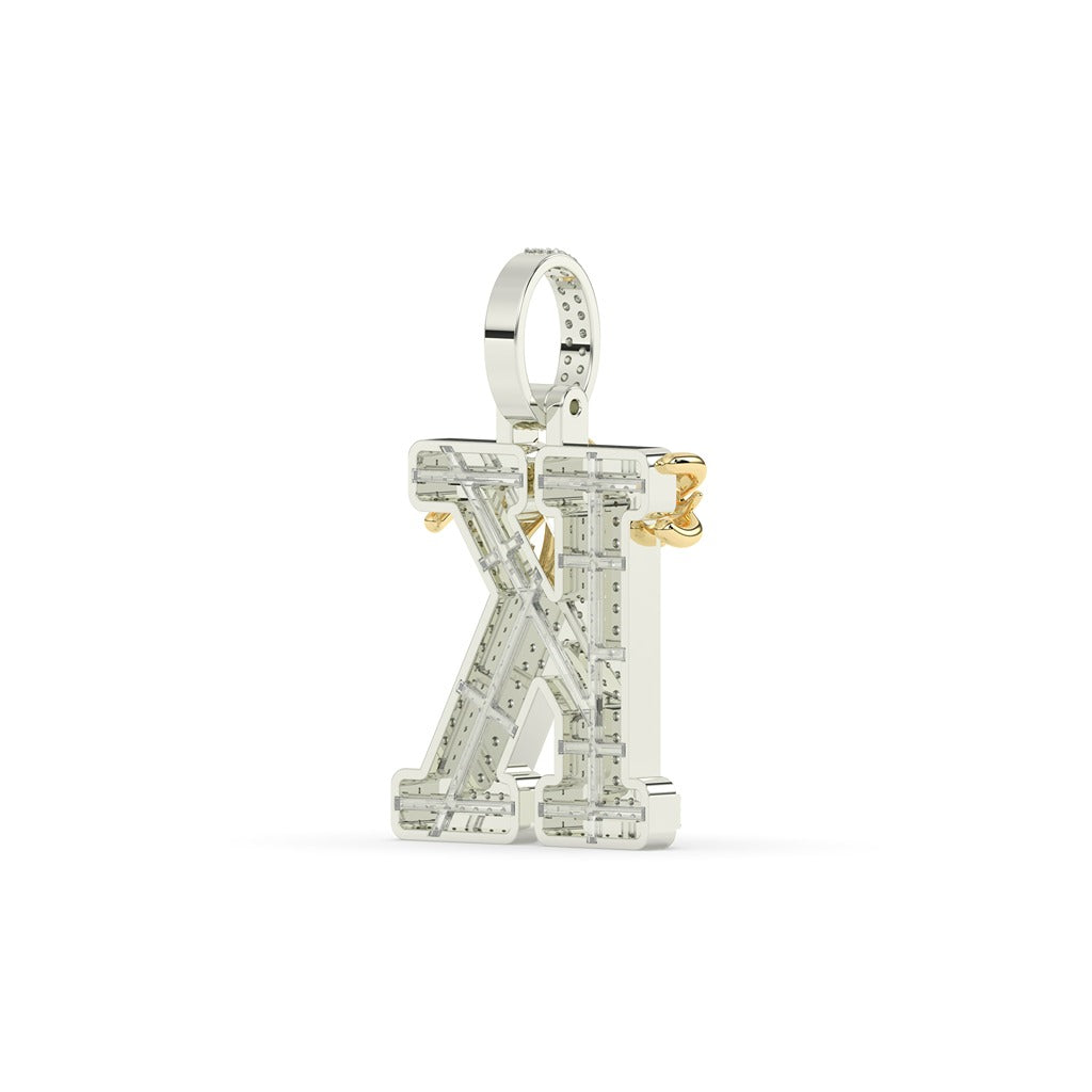 Thorn Crown K Diamond Pendant