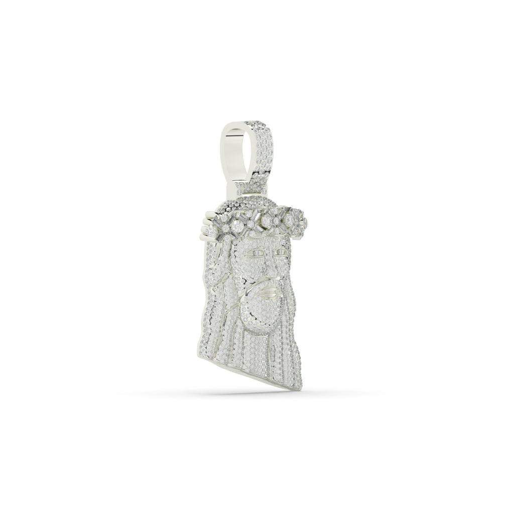 Divine Jesus Diamond Pendant