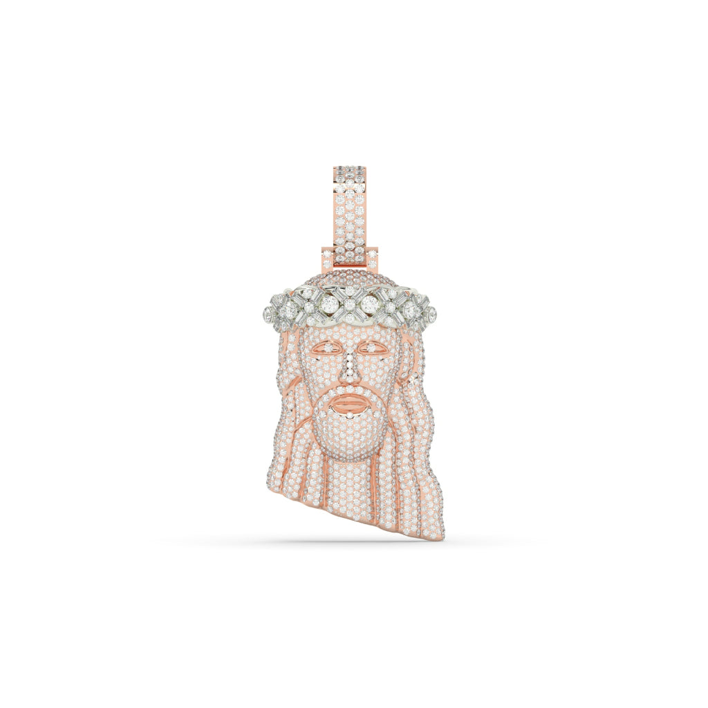 Divine Jesus Diamond Pendant