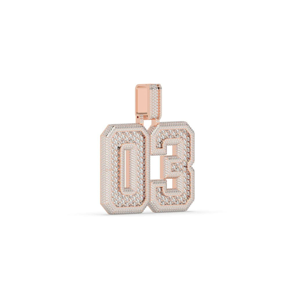 Iced Out 03 Gold Pendant
