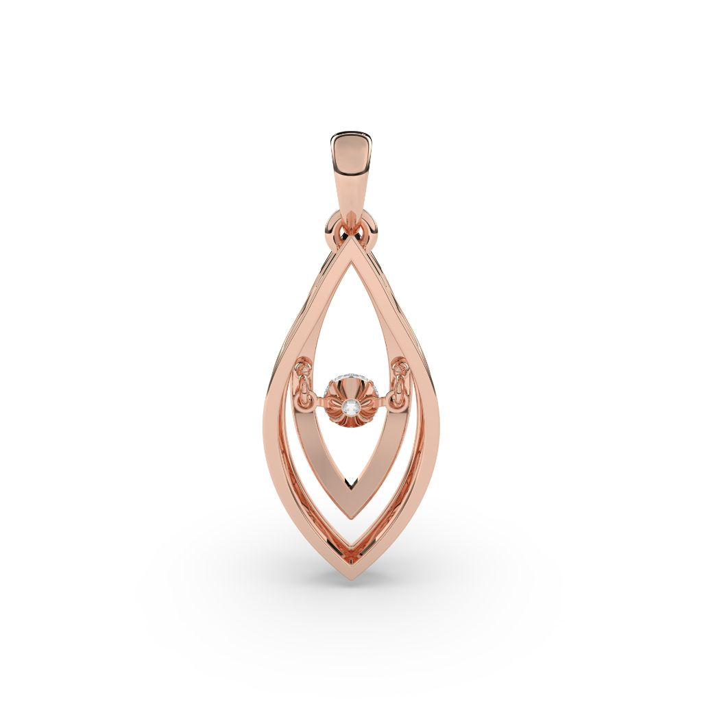 Marquise Floating Diamond Pendant