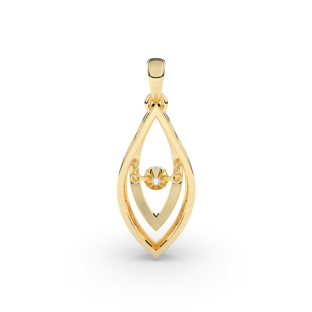 Marquise Floating Diamond Pendant